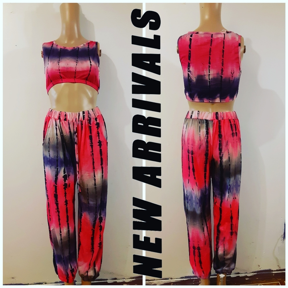 Tie-dye two-piece